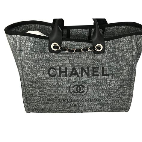 chanel deauville tote sizes 2018|chanel deauville tote small new.